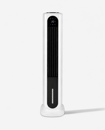 Ventilateur Silencieux Colonne Sans Pales avec Rafraîchisseur d’Air, Télécommande et Mode Nuit