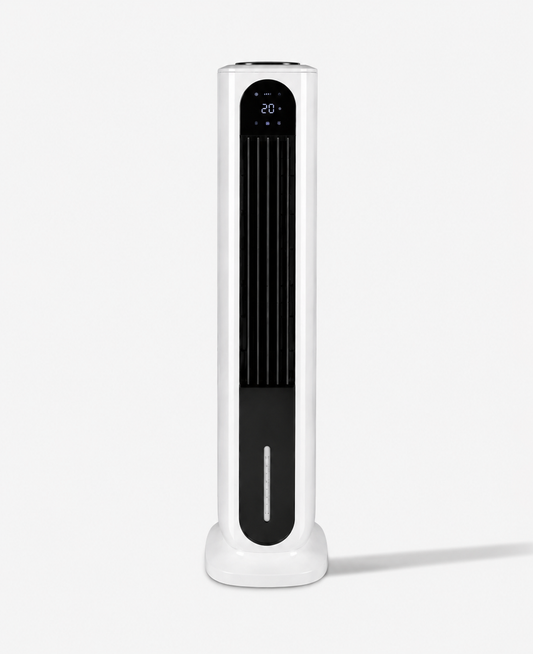 Ventilateur Silencieux Colonne Sans Pales avec Rafraîchisseur d’Air, Télécommande et Mode Nuit
