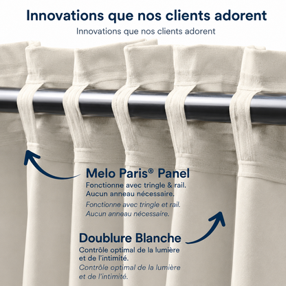 Rideaux Occultants Melo Paris Loop – 100 % Blackout