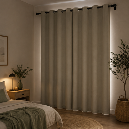 Rideaux Occultants à Passe-Tringle blackout – 213 cm