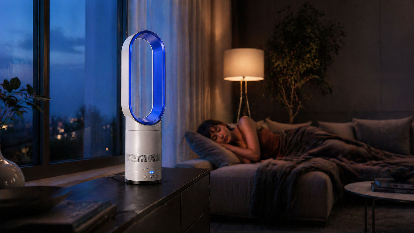 Ventilateur silencieux Colonne Sans Pales – Fraîcheur Instantanée avec Télécommande & Minuterie